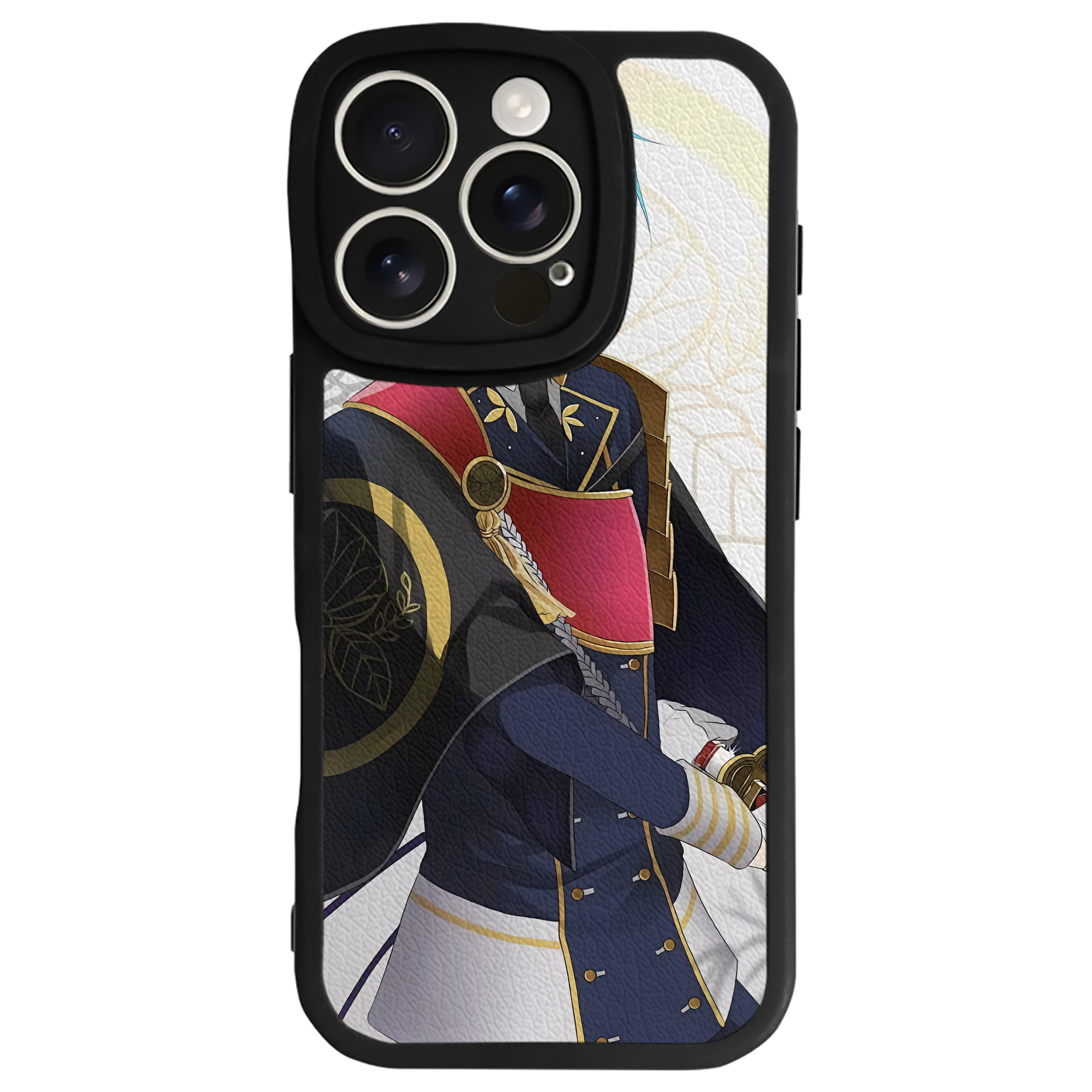 （画像用） 刀剣乱舞 Touken Ranbu 【iPhone 16シリーズ対応】シリコンスマホケース（レザー調） 材質：シリコン